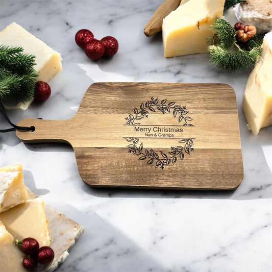 Christmas Mini Wooden Cheeseboard