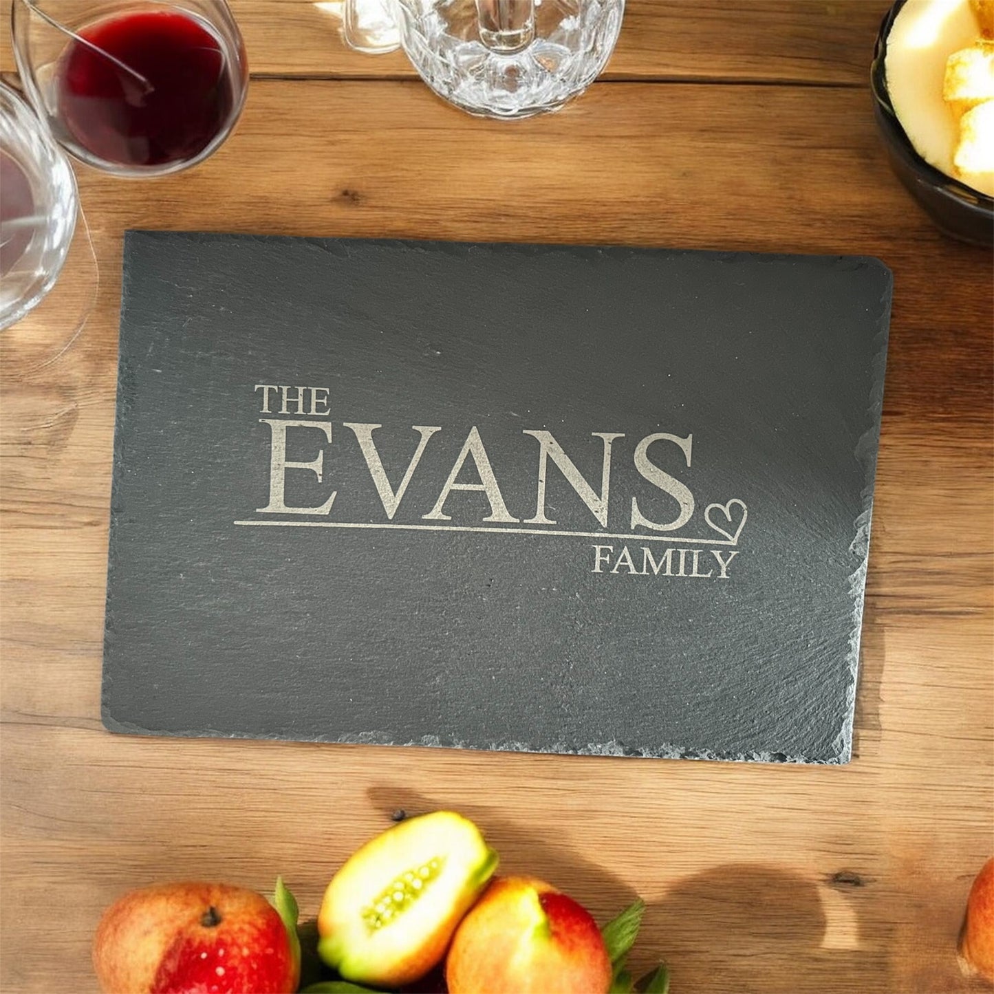 Slate Placemat 'Family Name'